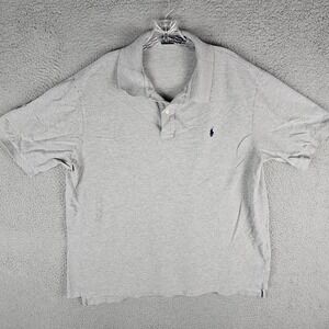 Polo Ralph Lauren Polo Shirt Men 2XB Short Sleeve Golf Performance High Low Slit